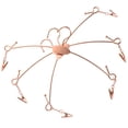 thumbnail image 6 of Topbathy 10Pcs Closet Hangers Iron Rose Gold Space Saving Clips for Women's Wardrobe Use, 6 of 8