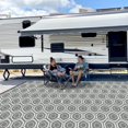 thumbnail image 1 of Alfombra de acampada al aire libre Fifame reversible con pajita, 1 of 7