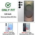 thumbnail image 3 of Jshru for Samsung Galaxy S25 Ultra Case with Slide Camera Cover | 2Pcs Screen Protector, 360°Rotation Ring Kickstand Drop Protector Cover for Galaxy S25 Ultra, Mint, 3 of 7