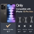 thumbnail image 2 of JETech Case for iPhone 15 Pro Max 6.7-Inch, Non-Yellowing Shockproof Phone Bumper Cover, Anti-Scratch Clear Back (Rose Gold), 2 of 6