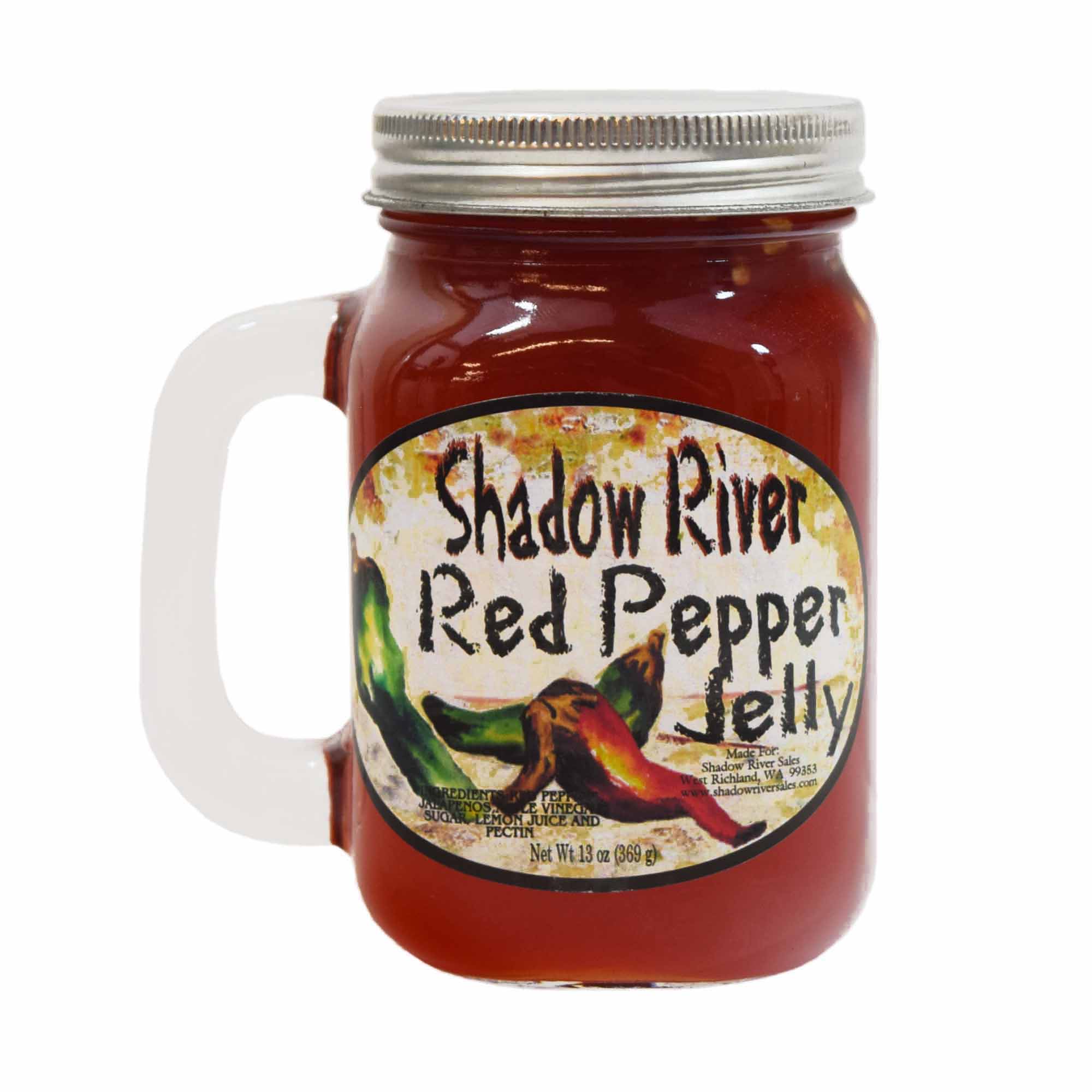 Shadow River All Natural Red Pepper Spicy Gourmet Jelly with Jalapenos