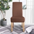thumbnail image 3 of Rosnek Large Solid Spandex Stretch Wedding Banquet Chair Cover Party Decor Dining Room Seat Cover Extra Large Slipcover Home Decoration, 3 of 5