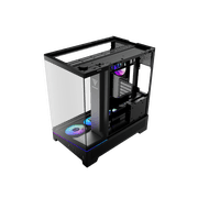 Gamdias ATLAS P6 CG Black ABS / SPCC / Tempered Glass ATX Mid Tower Computer Case