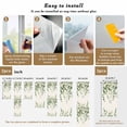 thumbnail image 6 of Sage Green Eucalyptus Window Privacy Film, Farmhouse Weeping Leaves Linen Static Cling UV Sun Blocking Heat Control Window Tint Day and Night, Non-Adhesive One Way Windows Privacy Cover 29.5''x78.7'', 6 of 7