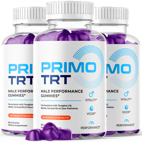 Primo TRT Gummies Advanced Formula Fitness Support Supplement 180 Gummies