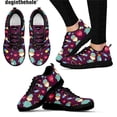 thumbnail image 1 of Zapatos planos de verano con estampado de dibujos animados de Doginthehole, zapatillas informales transpirables con cordones para mujer, calzado de malla para hospital y enfermería, 1 of 6