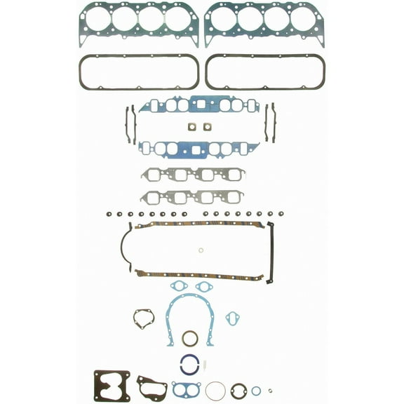 Fel-Pro 260-1418 Engine Gasket Set - Full Fits select: 1988-1990 CHEVROLET GMT-400, 1985-1986 CHEVROLET C30