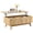 natural wood color, variant on MIYZEAL 39" Lift Top Coffee Table with Storage, Mid-Century Modern Fluted Wood Coffee Table with Wavy Edge & Hidden Compartment, Walnut Pop-Up Center Table for Living Room, Home Office