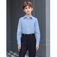 thumbnail image 6 of Arshiner Boys Long Sleeve Dress Shirt Button Down Shirts Formal School Uniform Shirt, 6 of 6