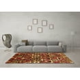 thumbnail image 3 of Ahgly Company Indoor Rectangle Solid Orange Modern Area Rugs, 2' x 4', 3 of 4