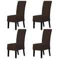 thumbnail image 1 of Fundas para Sillas de Comedor Elásticas Easy-Going 4 piezas Chocolate, 1 of 7