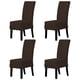 thumbnail image 1 of Fundas para Sillas de Comedor Elásticas Easy-Going 4 piezas Chocolate, 1 of 7
