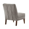 thumbnail image 2 of Linon Carmen Tufted Slipper Chair, 17.75 inch Seat Height, Multiple Colors, 2 of 3