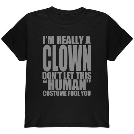 Human Clown Costume Youth T Shirt
