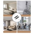 thumbnail image 6 of ARCADORA Heavy Duty Barrel Bolt Latch For Barn Doors Cabinets Sheds Stainless Steel Black 2.87×1.06 Inch With Mounting Screws, 6 of 8
