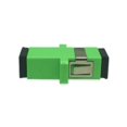 thumbnail image 5 of Cerrxian Sc Adaptador De Fibra Óptica Monomodo Sc Hembra A Sc Hembra Apc Simplex Acoplador De Fibra Óptica Monomodo Adaptador De Conector De Internet De Red Con Panel De Montaje (Verde, Paquete De 5), 5 of 5