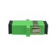 thumbnail image 5 of Cerrxian Sc Adaptador De Fibra Óptica Monomodo Sc Hembra A Sc Hembra Apc Simplex Acoplador De Fibra Óptica Monomodo Adaptador De Conector De Internet De Red Con Panel De Montaje (Verde, Paquete De 5), 5 of 5