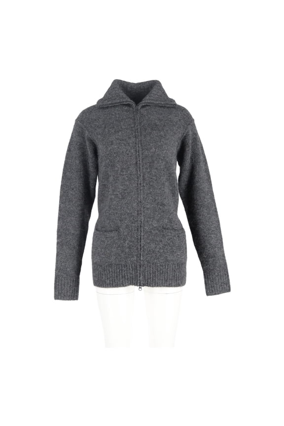 Pre-Owned Isabel Marant Zipped Cardigan in Grey Wool