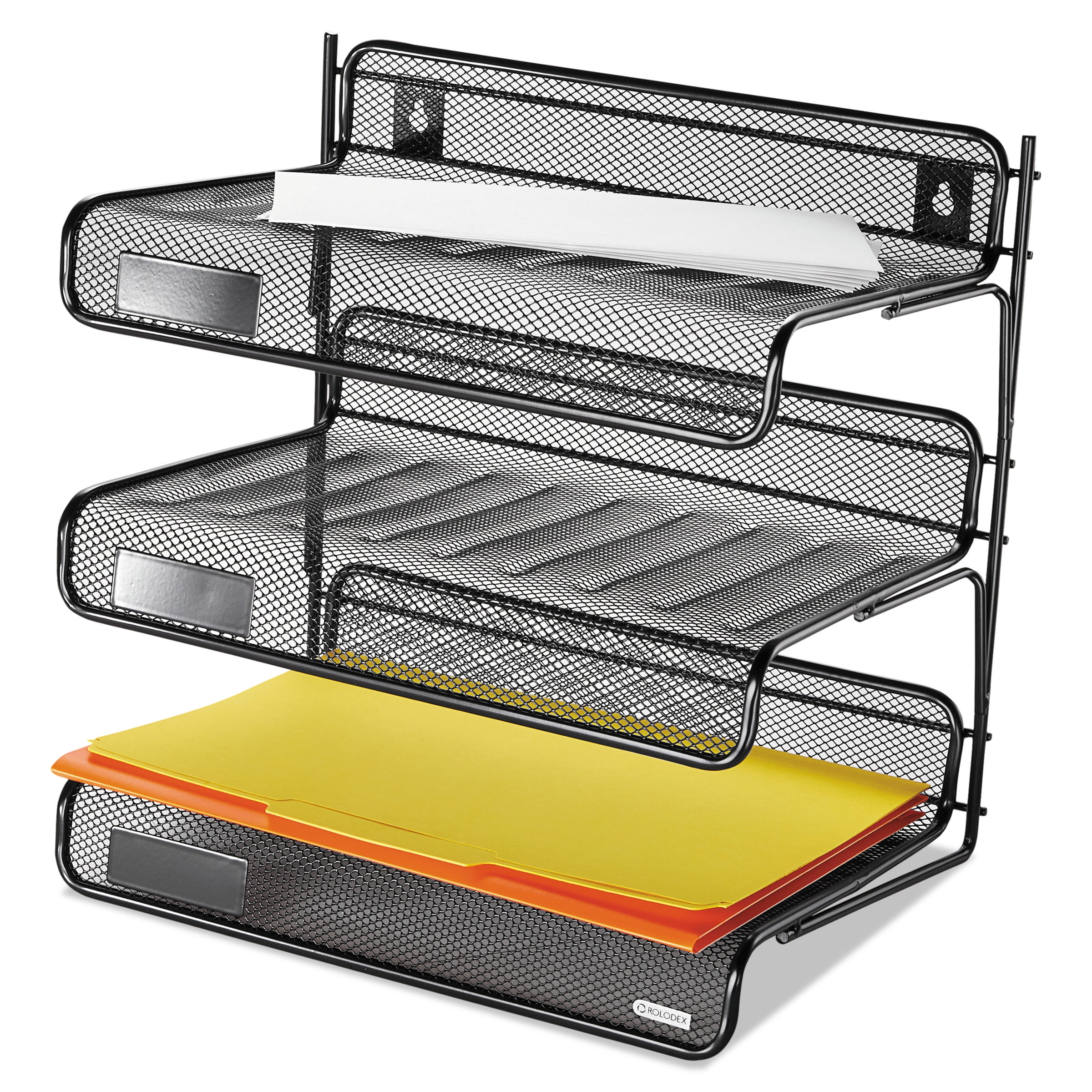Rolodex Mesh Three Tier Letter Size Desk Shelf 10 X 7 9 3 8 Rolodex Mesh Three Tier Letter Size Desk Shelf 10 X 7 9 3 8 Black Rol22341 Com