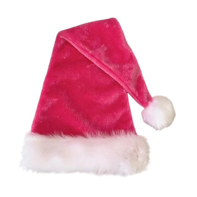 Sombrero de Navidad Sombrero de Navidad Decoración Sombreros Traje Accesorios de vestir Sombrero de Papá Noel Sombrero de Navidad Sombrero para Festiv rosa