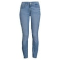 thumbnail image 5 of Levi Strauss Signature Women's and Women's Plus Mid Rise Skinny Jeans, Sizes 2-28, 5 of 7