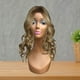 thumbnail image 4 of Cabeza de maniquí calva femenina Soporte para peluca Suave Durable 19 pulgadas Modelo de exhibición de peluca Maniquí Soporte para cabeza de peluca Azul claro, 4 of 8