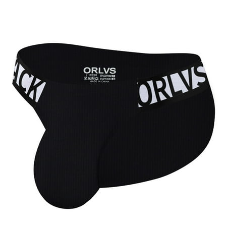 

Zuwimk Mens Underwear Sexy Thong Mens Micro Mesh Stretch Thong T-Back Sexy Underwear Black XL