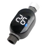 Ruiboury Thermomètre à affichage LED pour la température de l'eau de douche avec précision