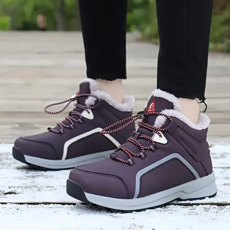 

Women‘s Warm And Comfortable Snow Boots Lace-up Winter Shoes