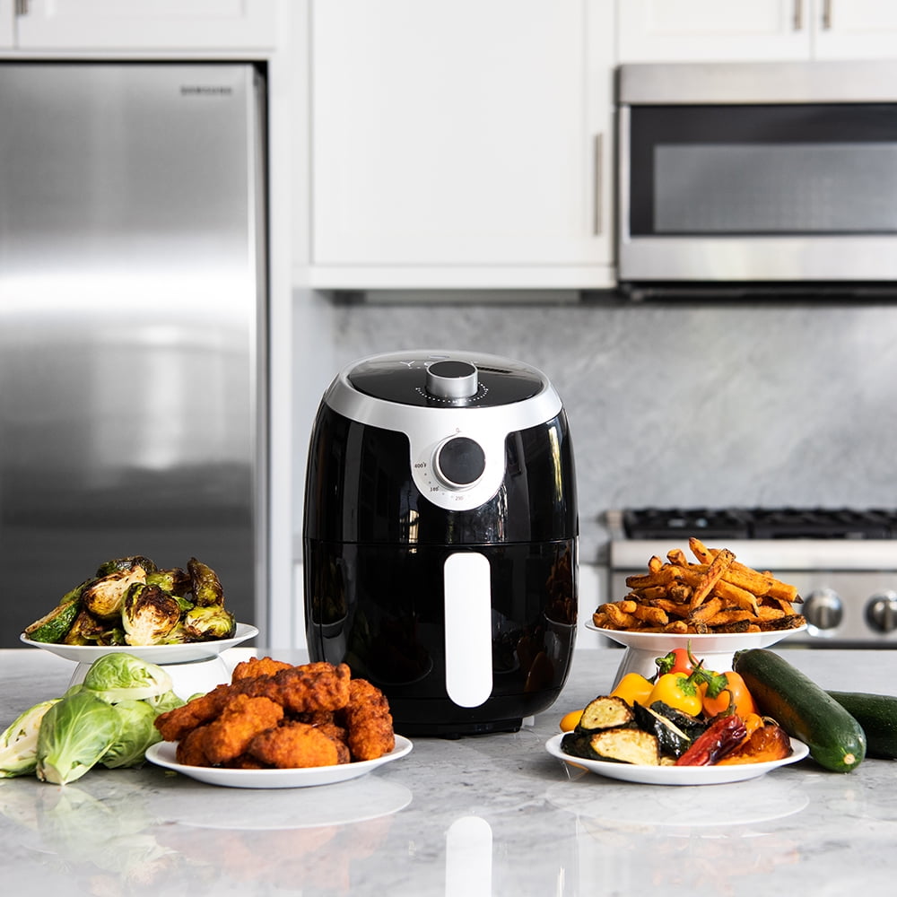 1.7- Quart Mini Air Fryer with Digital Touchscreen, Black/Silver, Each -  Smith's Food and Drug