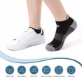 thumbnail image 6 of COOPLUS Women's Athletic Ankle Socks Women's Sock Size 9-11 Female Cushioned Color Socks 6 Pairs, 6 of 9