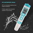 thumbnail image 3 of In 1 PH/TDS/EC/ORP/SG/Salinity/Temperature Multi-Parameter Pocket Water Quality Tester with Replaceable Electrodes C-600 PH Meter for Swimming Pools, Drinking Water and Aquariums, 3 of 8