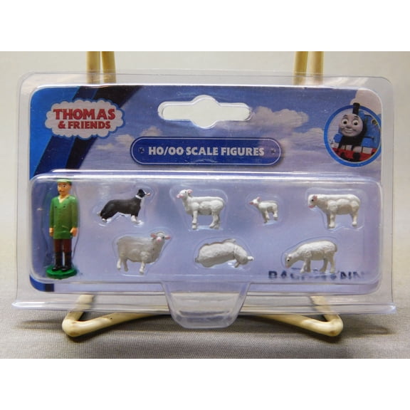 BACHMANN HO SCALE FARMER MCCOLL, SHEEPDOG, & SHEEP THOMAS AND FRIENDS FIGURES BAC33304