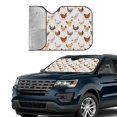 thumbnail image 3 of Kdxio Various Chicken Print Front Windshield Sun Shade,Folding Auto Sunshade for Car Truck SUV-, 3 of 7