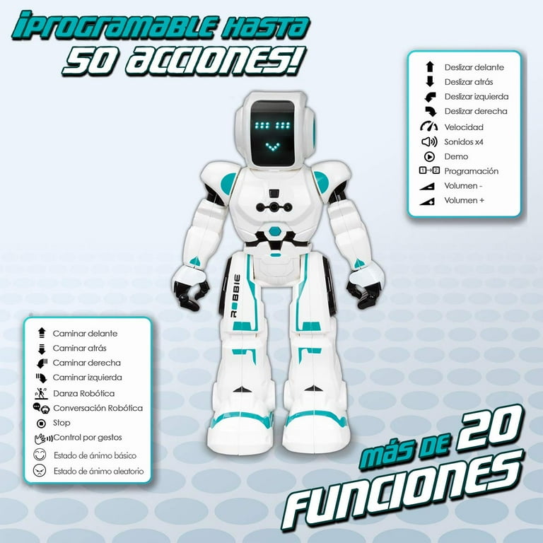 SilverLit Robbie White & Blue Xtrem Bots XT380831 - Walmart.com SilverLit Robbie White & Blue Xtrem Bots XT380831 - Walmart.com