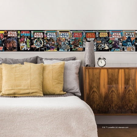 Star Wars Comic Books Peel & Stick Wallpaper Border