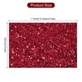 thumbnail image 2 of Lentejuelas Tela Rojo, 1 Yarda Longitud 3.9 Pies Ancho Terciopelo Tela, Malla Tela Completo Brillo Lentejuelas Tela Costura para Artesanía Ropa Decoración, 2 of 6