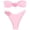 Pink #62, variant on Dresfit Breezy Two Piece Swimsuit for Women - Quick Dry Beach Bikini White S