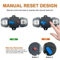 thumbnail image 4 of crativent Boat 12-48V Large Current Manual Reset Circuit Breaker Vehicle Trucks Waterproof Housing Overload for Protection Holder 150A, 4 of 6