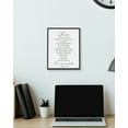 thumbnail image 4 of 8x10in Black Framed Christian Motivational Wall Art Love is Patient Love is Kind Corinthians 13:4-8 Canvas Print Positive Scripture Painting Home Wall Decor, 4 of 5