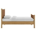thumbnail image 5 of Platform Bed Frame, Twin, Oak Tan, Faux Leather, Hotel Bedroom, Modern Contemporary, HB38177, 5 of 9