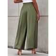 thumbnail image 5 of Asyoly Womens Wide Leg Pants Loose Flowy Drawstring High Waist Palazzo Lounge Trousers with Pockets, 5 of 7