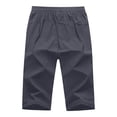 thumbnail image 4 of CHUMUD Mens Shorts Hiking Stretch Quick Dry Golf Shorts Relaxed Fit Elastic Waist Below Knee Shorts with Pockets Summer Casual (Avail for Big & Tall), 4 of 8