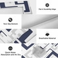 thumbnail image 6 of Modern Geometric Navy Blue Outdoor Rug for Patio/Deck/Porch, Non-Slip Large Area Rug 5 x 8 Ft, Abstract Minimalist Artwork Lines Indoor Outdoor Rugs Washable Area Rugs, Camping Rug Carpet Runner, 6 of 8