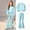 Light Blue, variant on LvhaoGJOB Little Kids Girls Sweatshirt and Pants Outfit Set, Black - graphic print, custom print