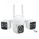 thumbnail image 5 of Cámara de Seguridad al Aire Libre, DetecioN de Movimento 2 Cámaga de Seguridad de Tilt Tilt de Tres Lentes para el HOGAR, 5 of 7