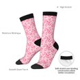 thumbnail image 6 of Honeii pink heart Print Adult Socks,Crew Socks,Casual Calf Socks,Daily Wear Socks for Men & Women, Perfect for Sports, Casual and Everyday Use, 6 of 6