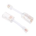 thumbnail image 1 of 2 adaptadores giratorios antienredos XCF para cables telefónicos RJ9, 1 of 2