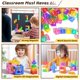 thumbnail image 3 of Bloques magnéticos Apluses, cubos transparentes, 45 unidades, para niños de más de 3 años, 3 of 7