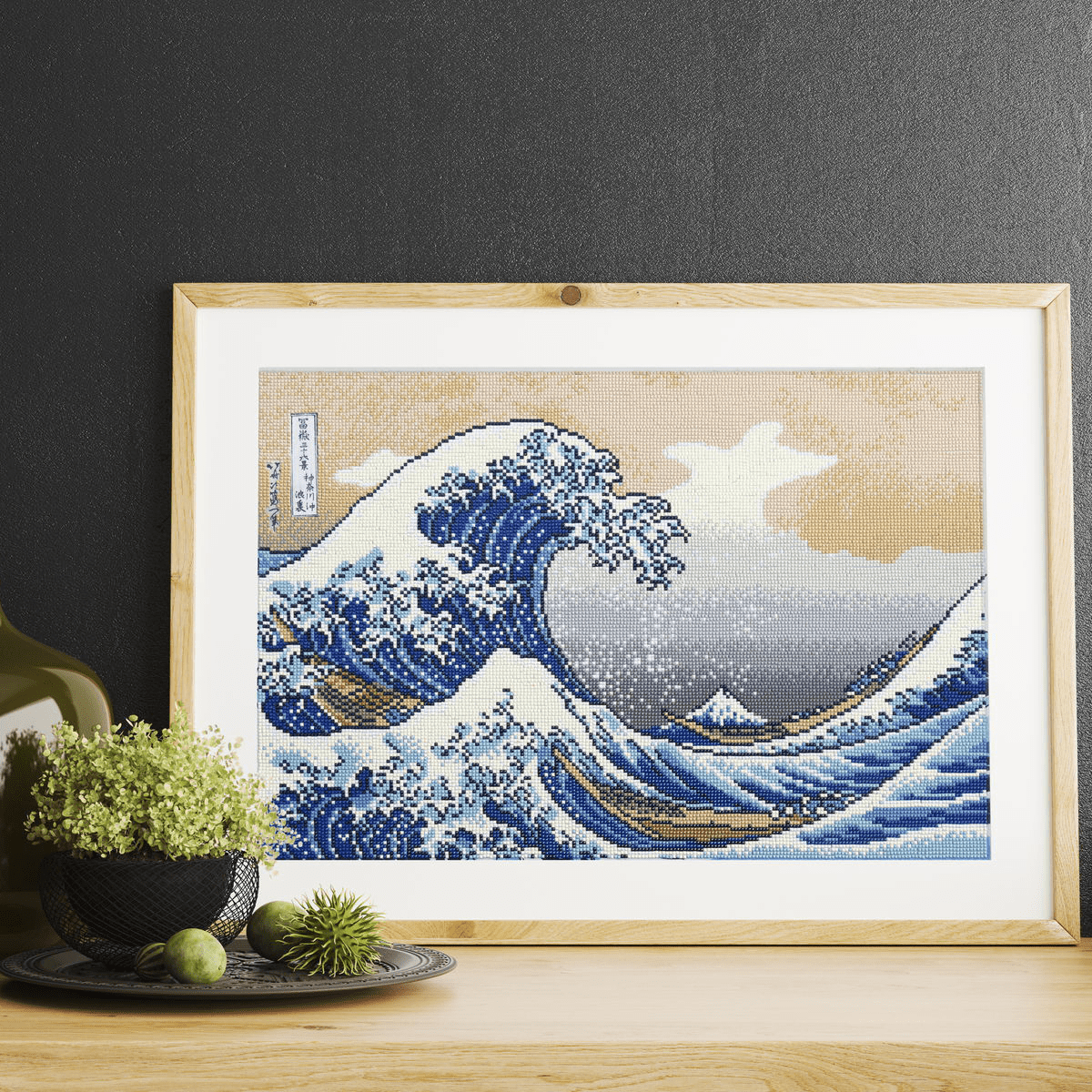 Diamond Dotz The Great Wave off Kanagawa Ocean Diamond Painting Kits for Adults - Diamond Art Kits a Relaxing Creative Craft Kit with Dotz Gems 22.4"x15.4"